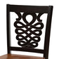 Gervais Modern and Contemporary Transitional Two-Tone Dark Brown and Walnut Brown Finished Wood 5-Piece Pub Set FredCo