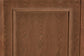 Giordano Classic and Traditional Ash Walnut Finished Wood Full Size Headboard FredCo