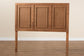 Giordano Classic and Traditional Ash Walnut Finished Wood King Size Headboard FredCo