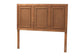 Giordano Classic and Traditional Ash Walnut Finished Wood Queen Size Headboard FredCo