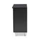 Gisela Modern and Contemporary Two-Tone Oak and Dark Gray 2-Door Shoe Storage Cabinet FredCo