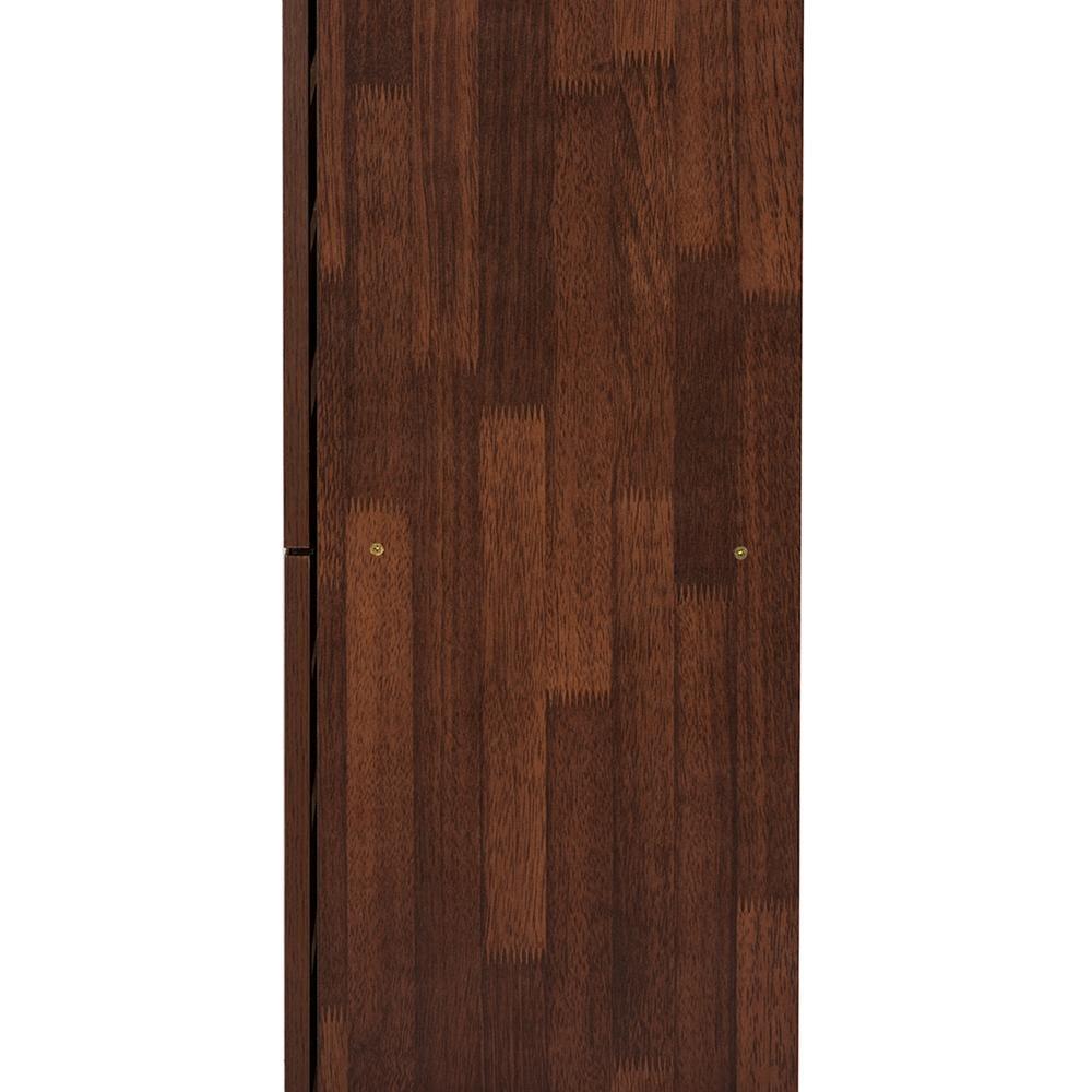 Gisela Oak and White 2-tone Shoe Cabinet With 4 Door FredCo