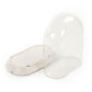 Glass Terrarium w/ Distressed Crackle White Ceramic Base (6608S A369) FredCo