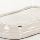 Glass Terrarium w/ Distressed Crackle White Ceramic Base (6608S A369) FredCo