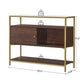 Glass Top Side Cabinet FredCo