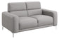 Glenmark 3-piece Track Arm Living Room Set Taupe 509731-S3 Coaster FredCo