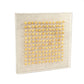 Gold Stone Acrylic Framed Wall Art ZEN46004 FredCo