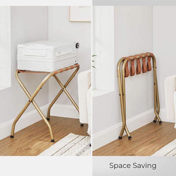 Golden Luggage Rack Pack of 2 FredCo