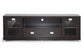 Gosford Brown Wood Modern TV Stand FredCo