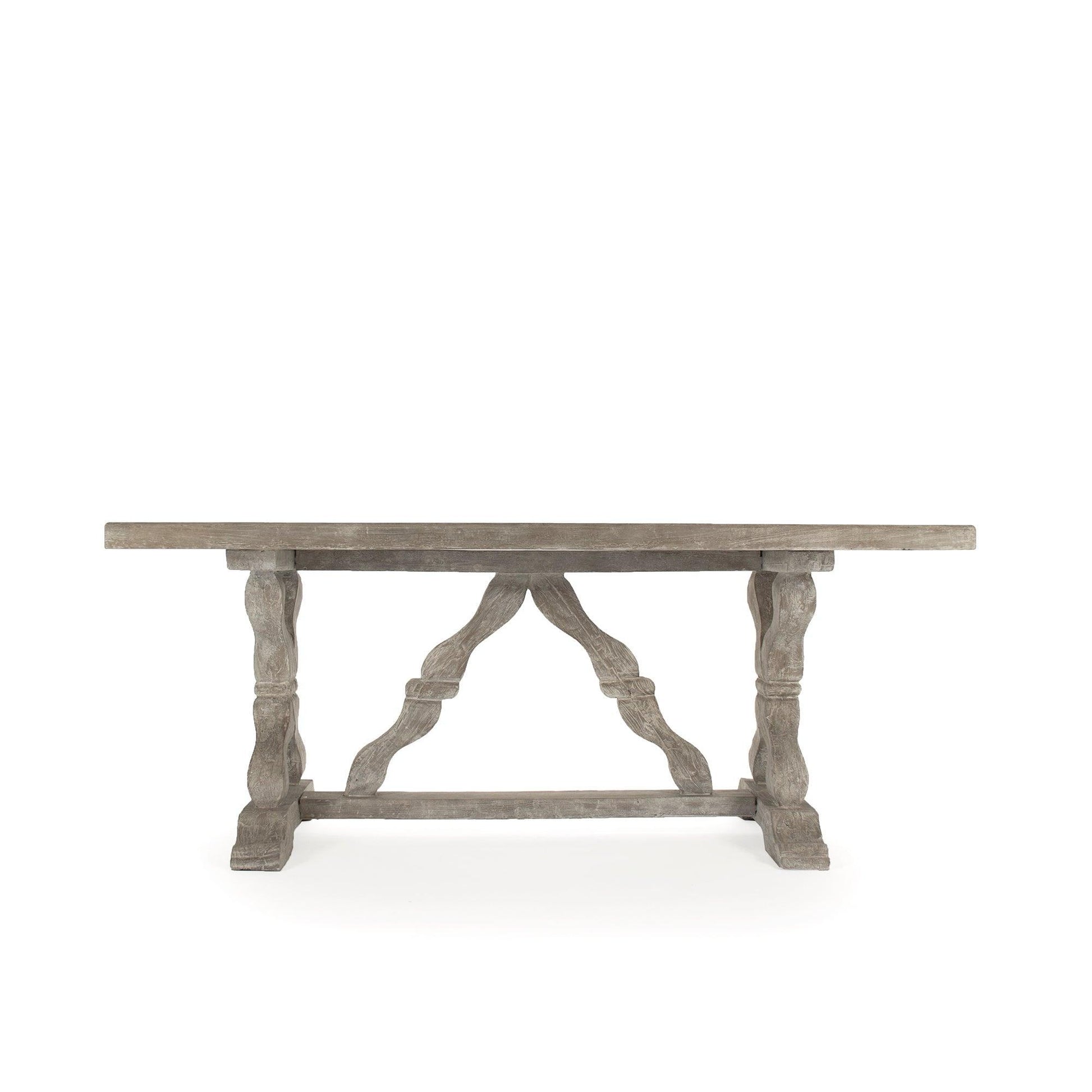 Gracie Dining Table LI-S10-25-58S-FG Antique White FredCo