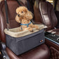 Gray Car Seat for Dog with Adjustable Straps FredCo