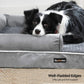 Gray Dog Bed with Removable Cover FredCo