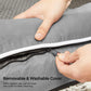 Gray Dog Bed with Removable Cover FredCo