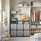 Gray Organizer with 9 Storage Boxes FredCo