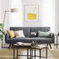 Gray Split Back Sofa for 2 People FredCo