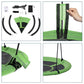 Green & Black Round Saucer Tree Swing FredCo