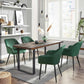 Green Dining Chair with Armrests FredCo