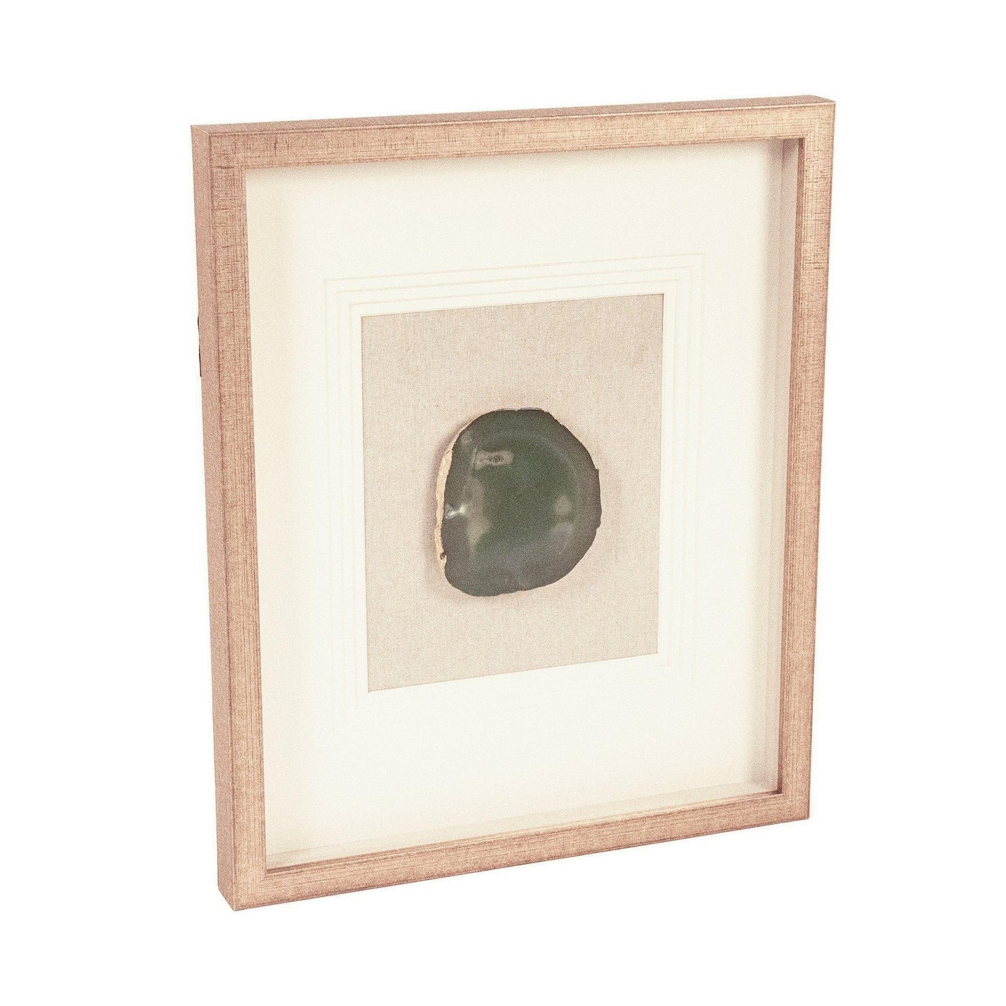 Green Geode Acrylic Wall Art ZEN55207C FredCo