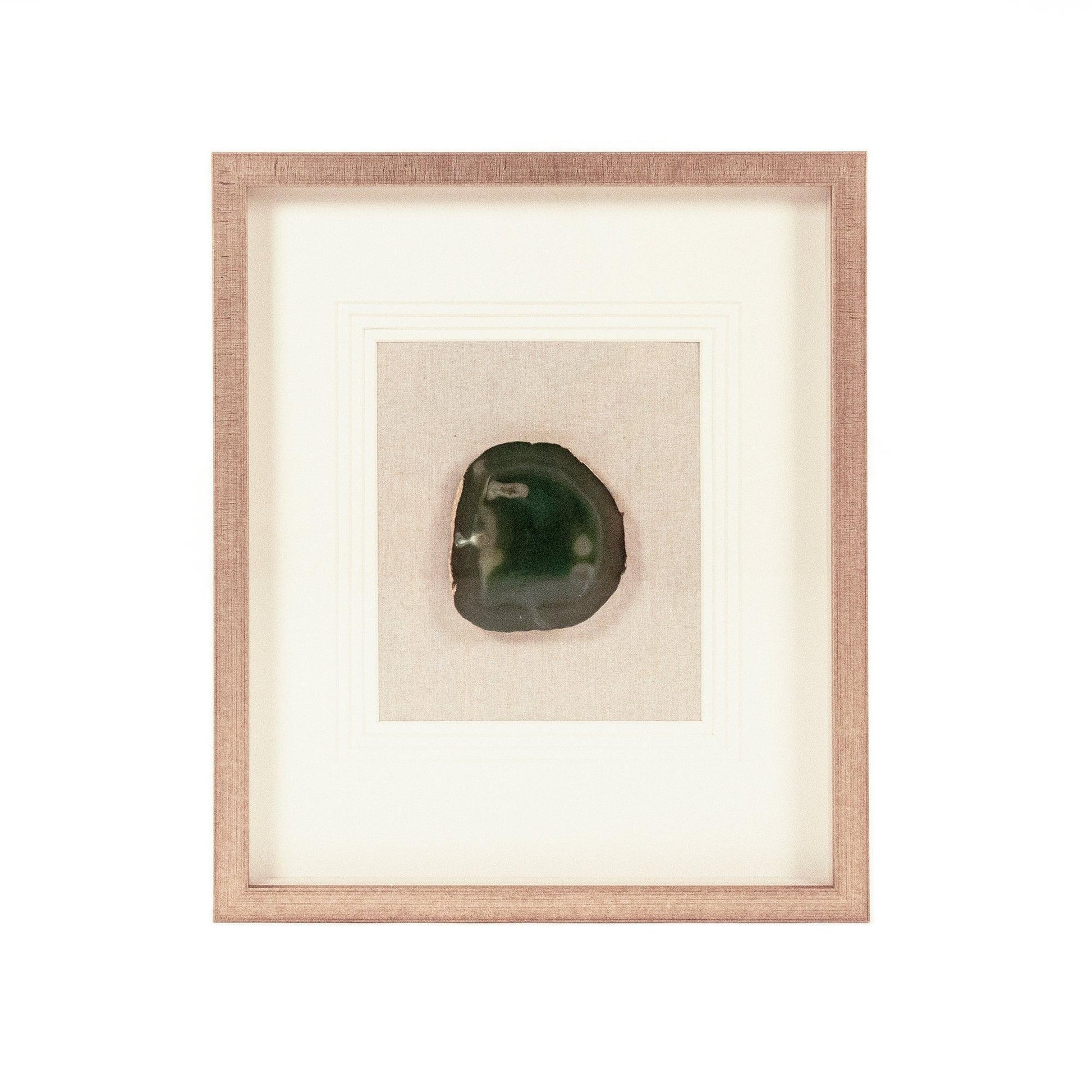 Green Geode Acrylic Wall Art ZEN55207C FredCo