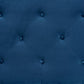 Gregory Modern and Contemporary Navy Blue Velvet Fabric Upholstered Full Size Headboard FredCo