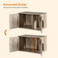 Greige Cat Litter Box Enclosure FredCo