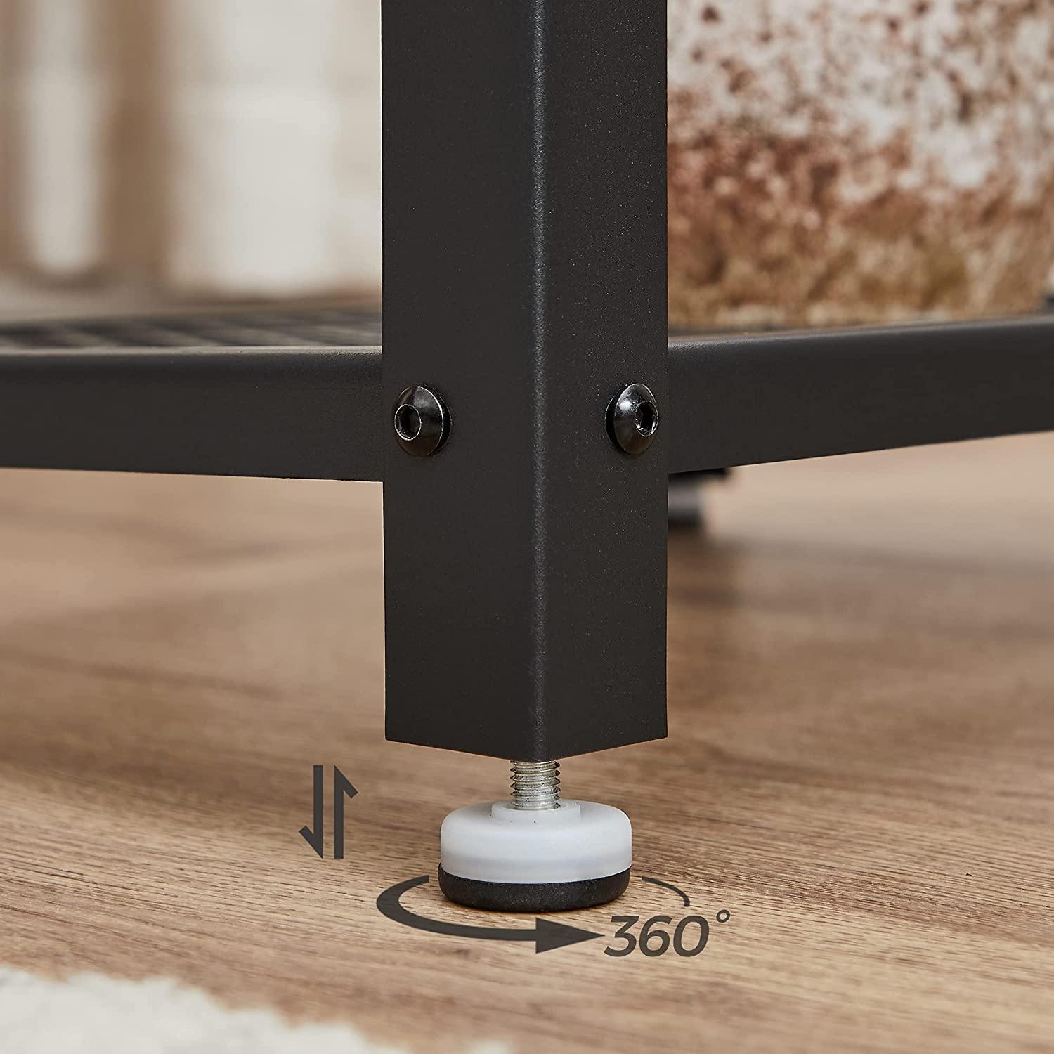 Greige Telephone Table with 2 Shelves FredCo