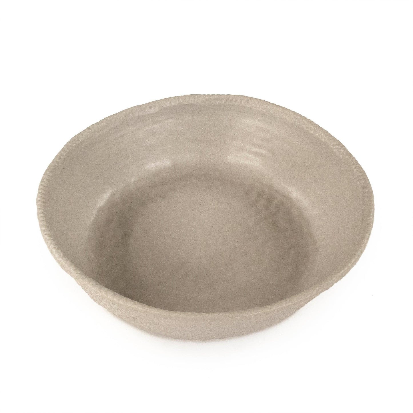 Grey Cross Weave Bowl Large CB3490-40-R604 FredCo