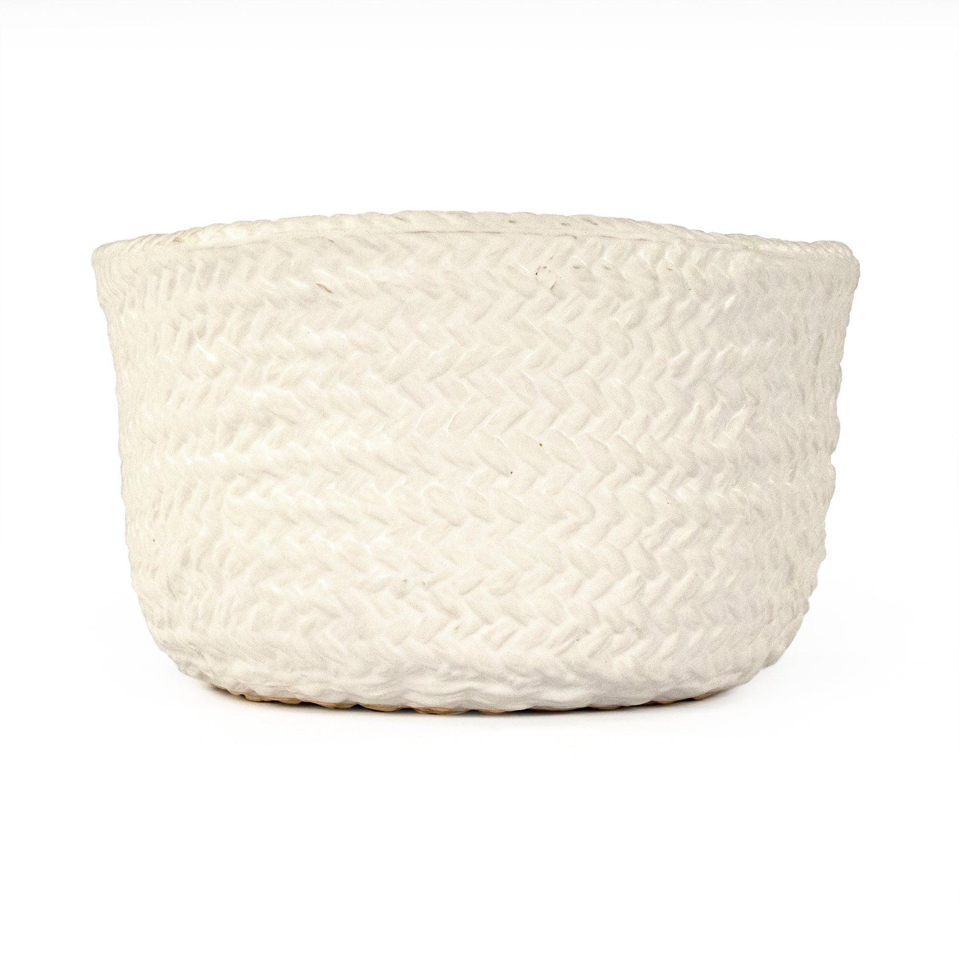 Grey Cross Weave Deep Dish Small CB3491-20-R604 FredCo