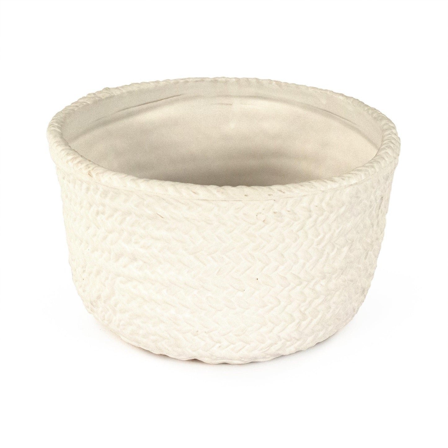 Grey Cross Weave Deep Dish Small CB3491-20-R604 FredCo