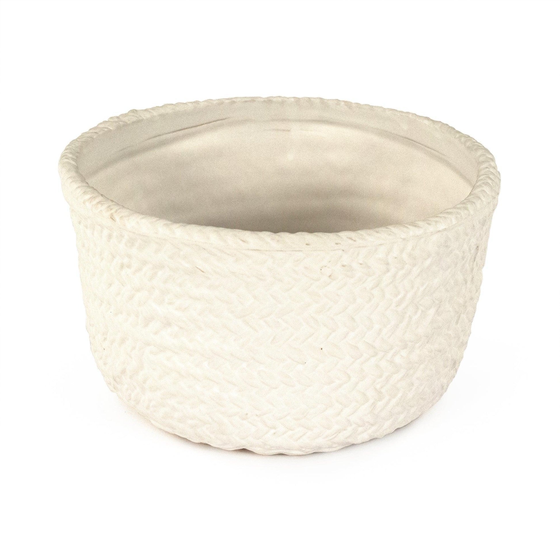 Grey Cross Weave Deep Dish Small CB3491-20-R604 FredCo