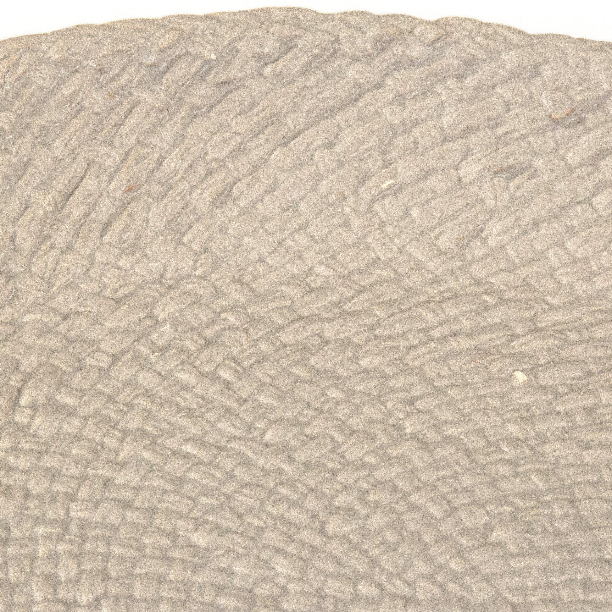 Grey Cross Weave Platter Large CB3492-41-R604 FredCo