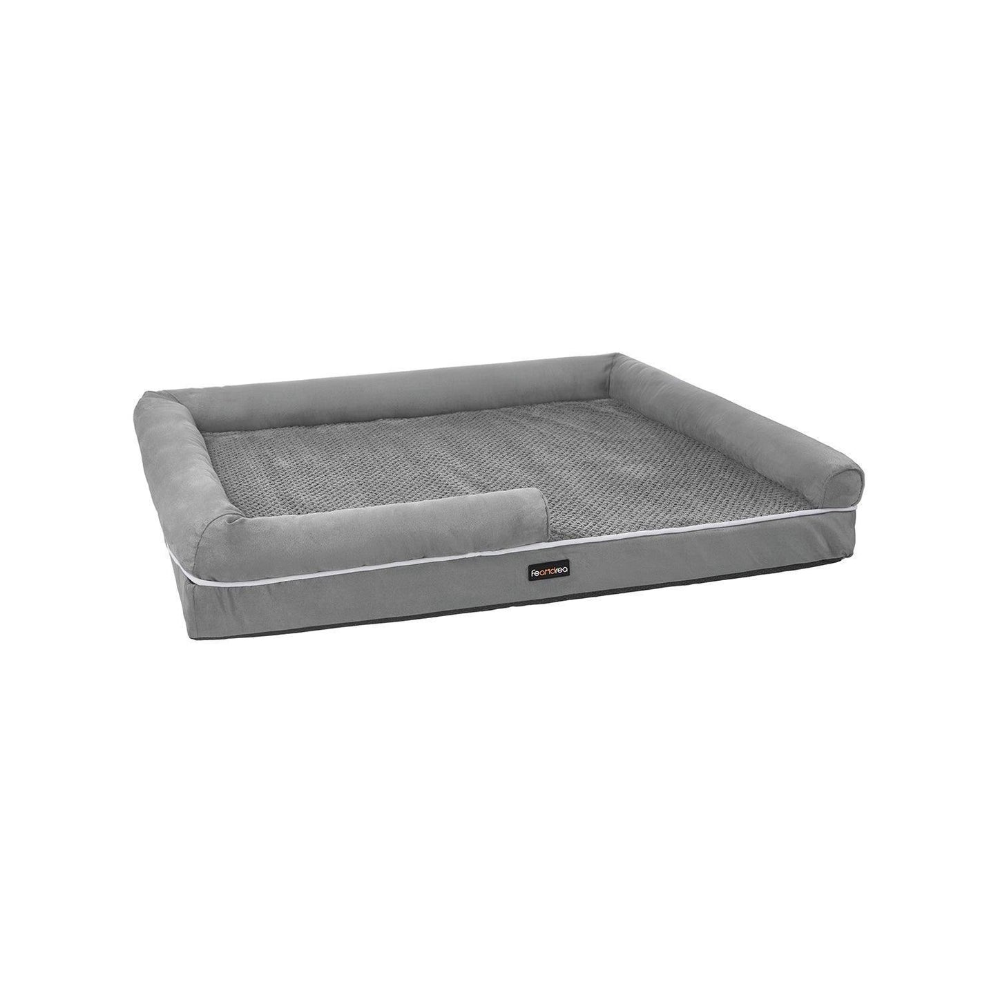Grey Memory Foam Dog Bed FredCo