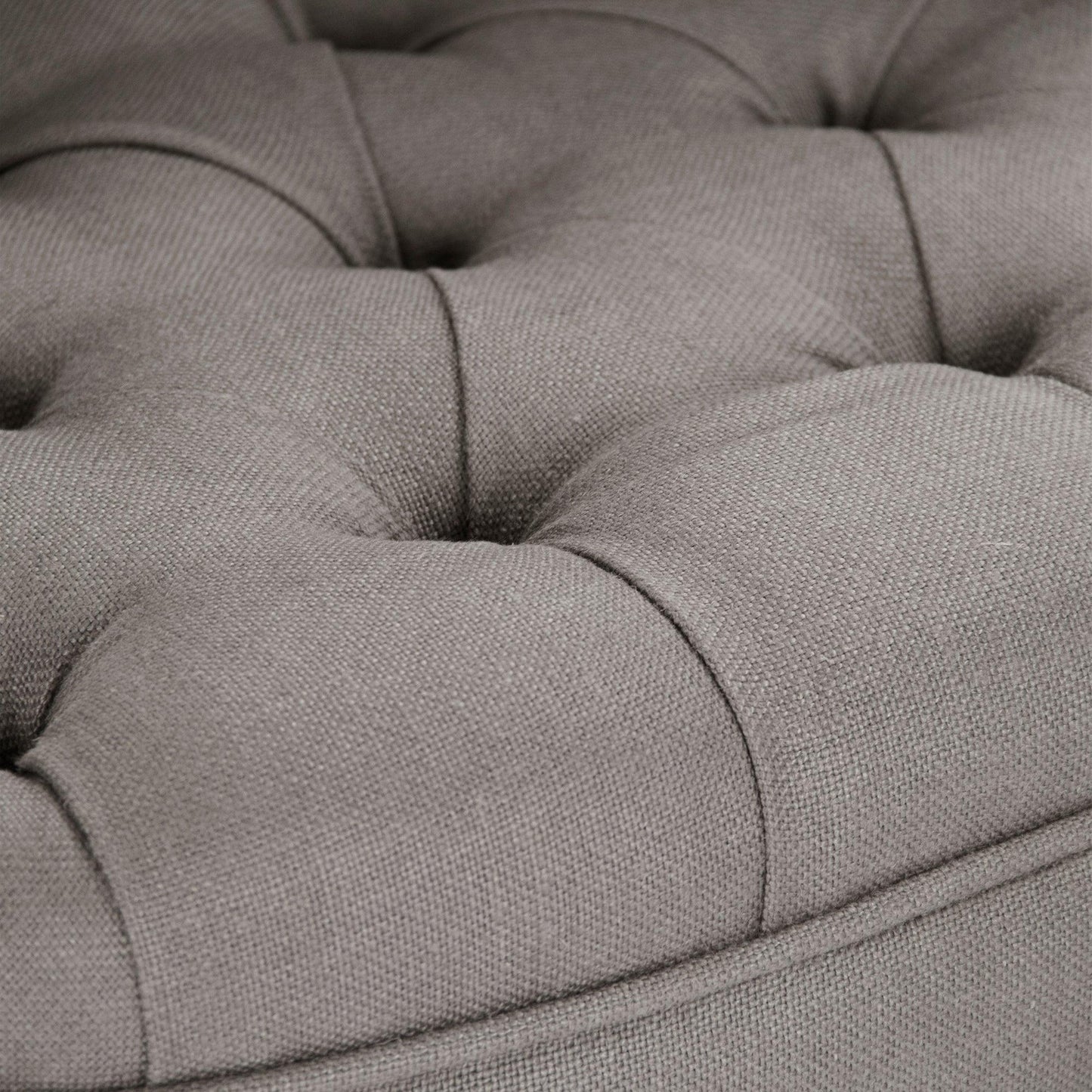 Grey Oak, Linen Slipper Chair FredCo