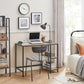 Griege Computer Desk with 2 Shelves for Home Office FredCo
