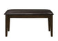 Guillen 5-piece Dining Set with Bench Cappuccino and Dark Brown 150232 Coaster FredCo