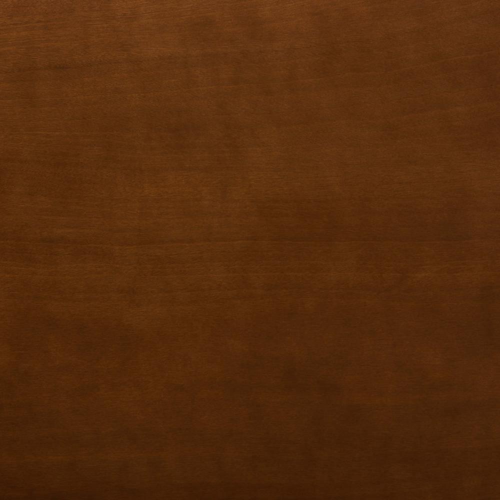 Gustavo Modern and Contemporary Grey Fabric Upholstered and Walnut Brown Finished Wood 6-Piece Dining Set FredCo