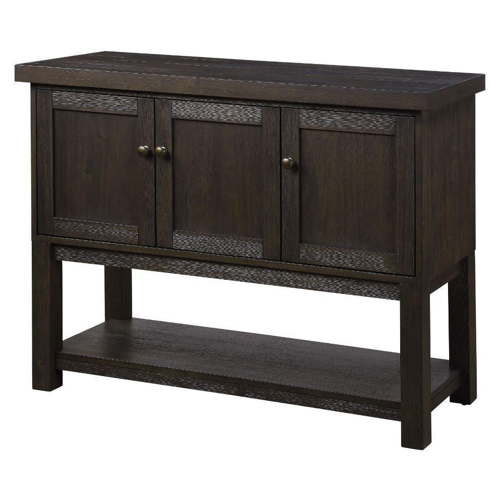 Haddie Server Distressed Walnut FredCo
