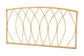 Halia Modern Bohemian Natural Brown Rattan Queen Size Wall-mount Headboard FredCo