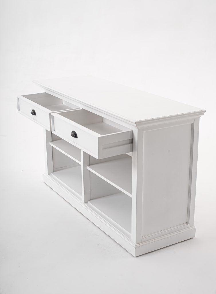 Halifax Classic White Buffet with 2 Drawers B193 FredCo
