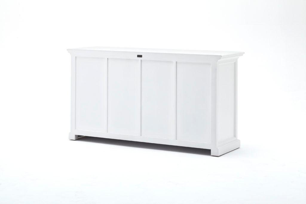 Halifax Classic White Buffet with 4 Baskets B189 FredCo