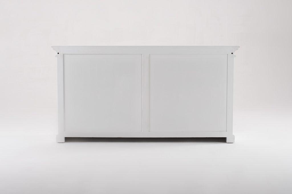 Halifax Classic White Display Buffet with 4 Glass Doors B184 FredCo