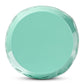 Hallie Modern and Contemporary Aqua Finished Metal Outdoor Side Table FredCo