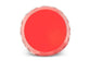 Hallie Modern and Contemporary Red Finished Metal Outdoor Side Table FredCo