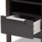Hamish Modern and Contemporary Wenge Brown Finished 1-Drawer Nightstand FredCo