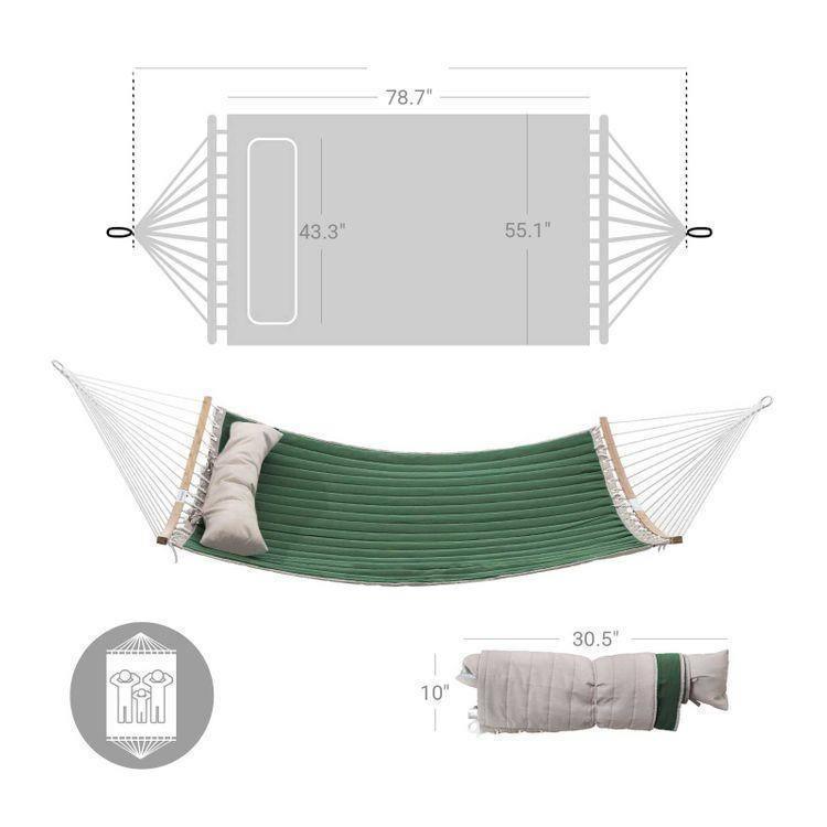 Hammock Army Green and Beige FredCo