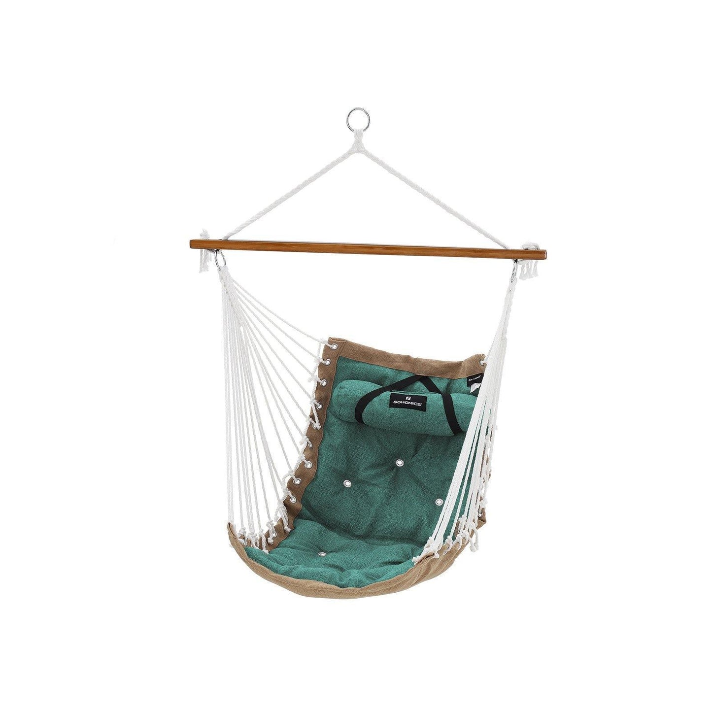 Hammock Chair Green and Khaki FredCo