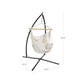 Hammock Chair with Stand Beige FredCo