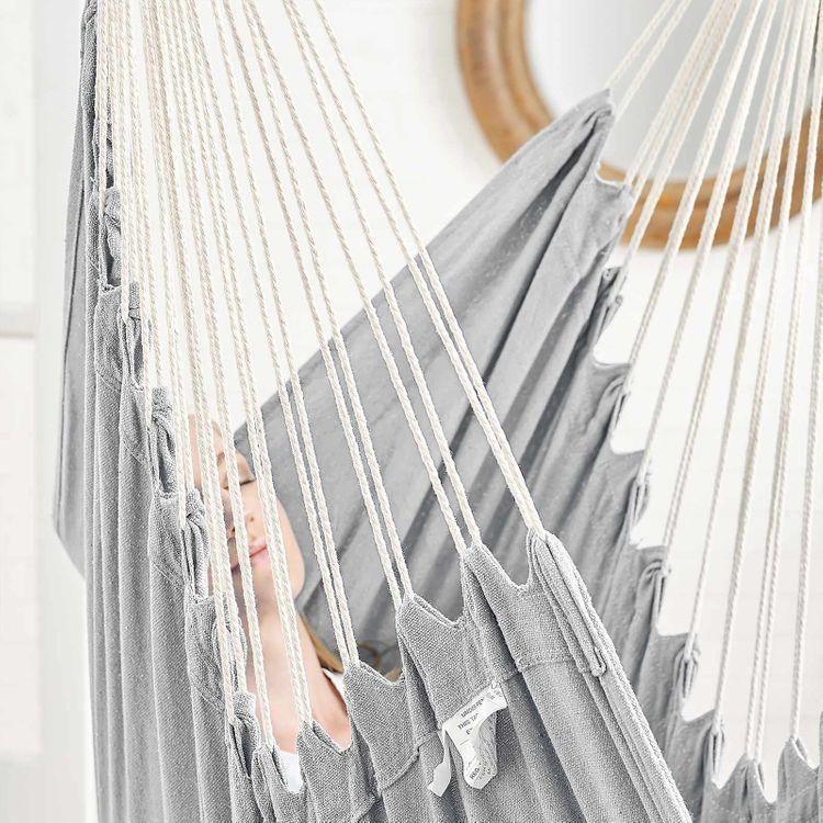 Hammock Chair with Stand Gray FredCo