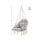 Hanging Chair Cloud White and Gray FredCo