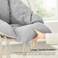 Hanging Chair Cloud White and Gray FredCo
